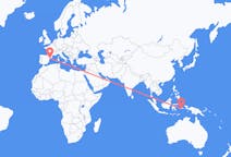 Flyrejser fra Ambon, Maluku, Indonesien til Reus, Spanien