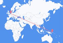 Flyreiser fra Rabaul, til Amsterdam
