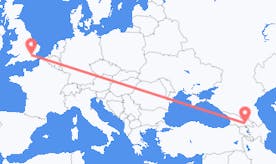 Flights from the United Kingdom to Georgia