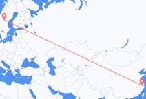 Flights from Hangzhou to Östersund