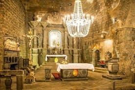 Visite de la mine de sel de Wieliczka et de Cracovie depuis Varsovie