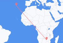 Flyreiser fra Bulawayo, Zimbabwe til Santa Maria, Portugal