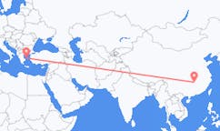 Flights from Changsha to Skyros