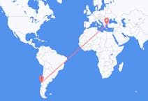 Flyreiser fra Valdivia, Chile til Lemnos, Hellas