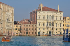 Photo of beautiful landscape of panoramic aerial view port of Genoa in a summer day, Italy.