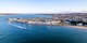 photo of aerial panoramic view of Exmouth, Devon, England.