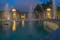 Photo of Fountain in Doña Casilda de Iturrizar Park at night - park in Bilbao, Vizcaya, Basque Country, Spain.