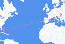Flug frá Norður-Eleuthera til Belgrad