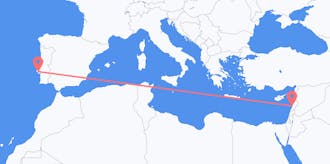 Flyreiser fra Lebanon til Portugal