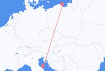 Voos de Gdańsk, Polônia para Ancona, Itália