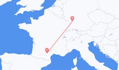 Flyrejser fra Castres, Frankrig til Karlsruhe, Tyskland