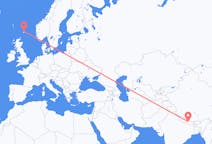 Flyreiser fra Katmandu, Nepal til Lerwick, Skottland
