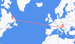 Flug frá Happy Valley-Goose Bay, Kanada til Banja Luka, Bosníu og Hersegóvínu
