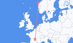Flyrejser fra Rodez, Frankrig til Florø, Norge