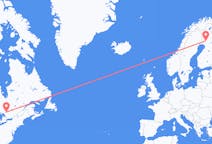 Flug frá North Bay, Kanada til Rovaniemi, Finnlandi