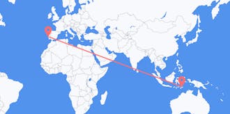 Flyreiser fra Øst-Timor til Portugal