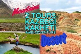 Wild Georgia 4WD PACK Adventure through Kakheti and Kazbegi 2in1