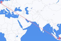 Flyg från Surakarta till Bryssel