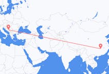 Flyg från Changsha till Sarajevo