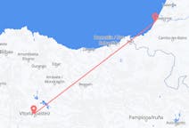 Lennot Vitoria-Gasteizista, Espanja Biarritziin, Ranska