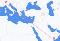 Flyreiser fra Salalah, til Milano