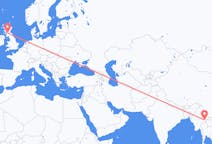 Flüge von Tung Keng, Myanmar nach Glasgow, Schottland