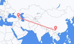 Flyreiser fra Kunming, til Tbilisi