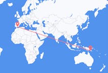 Flyrejser fra Port Moresby til Granada