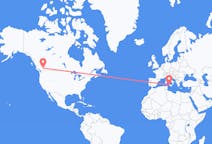 Flyreiser fra Kamloops, Canada til Trapani, Italia