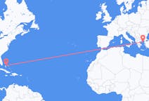 Flyreiser fra Nassau, Bahamas til Lemnos, Hellas