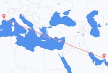 Flyreiser fra Bandar Abbas, Iran til Nimes, Frankrike