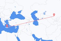 Flights from Turkistan to Heraklion