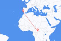 Flights from Bangui to Faro