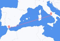 Flyreiser fra Gibraltar, til Napoli