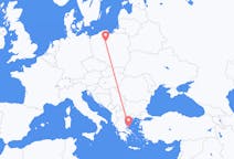 그리스 스키아토스에서 출발해 폴란드 비드고슈치에게(으)로 가는 항공편