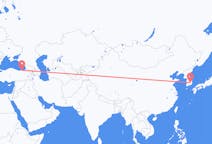 Loty z Daegu, Korea Południowa do Trabzonu, Turcja