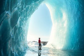Sessão fotográfica privada em geleiras e cavernas de gelo - pacote de 15 fotos