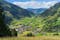 photo of beautiful view of Rauris Alpine valley at Summer in Austria.