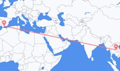 Flyreiser fra Roi Et Province, Thailand til Malaga, Spania