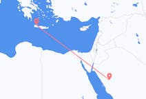 Lennot Al-`Ulasta, Saudi-Arabia Haniaan, Kreikka