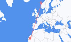 出发地 毛里塔尼亚阿塔爾目的地 挪威弗盧勒的航班