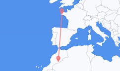 Flyg från Zagora, Marocko till Quimper, Frankrike