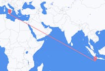 Flyrejser fra Shire of Christmas Island til Comiso