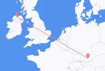 Flug frá Derry, Norður-Írlandi til München, Þýskalandi