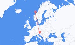 Flyrejser fra Kristiansund til Rijeka
