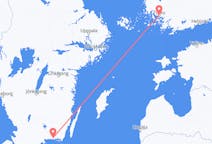 핀란드 투르쿠에서 출발해 스웨덴 론네비에게(으)로 가는 항공편