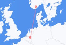 出发地 比利时列日目的地 挪威克里斯蒂安桑的航班