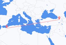 Lennot Tlemcenistä, Algeria Karsille, Turkki