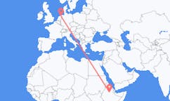 Flüge von Dese, Äthiopien nach Groningen, die Niederlande