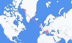 Voos de Upernavik, Groenlândia para Catânia, Itália